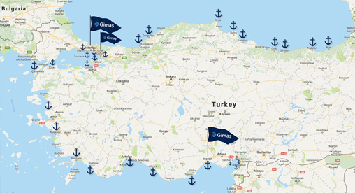 All Ports of Turkey 
