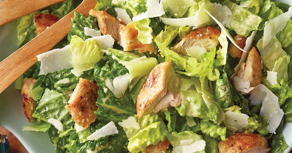 Crispy Chicken Caesar Salad